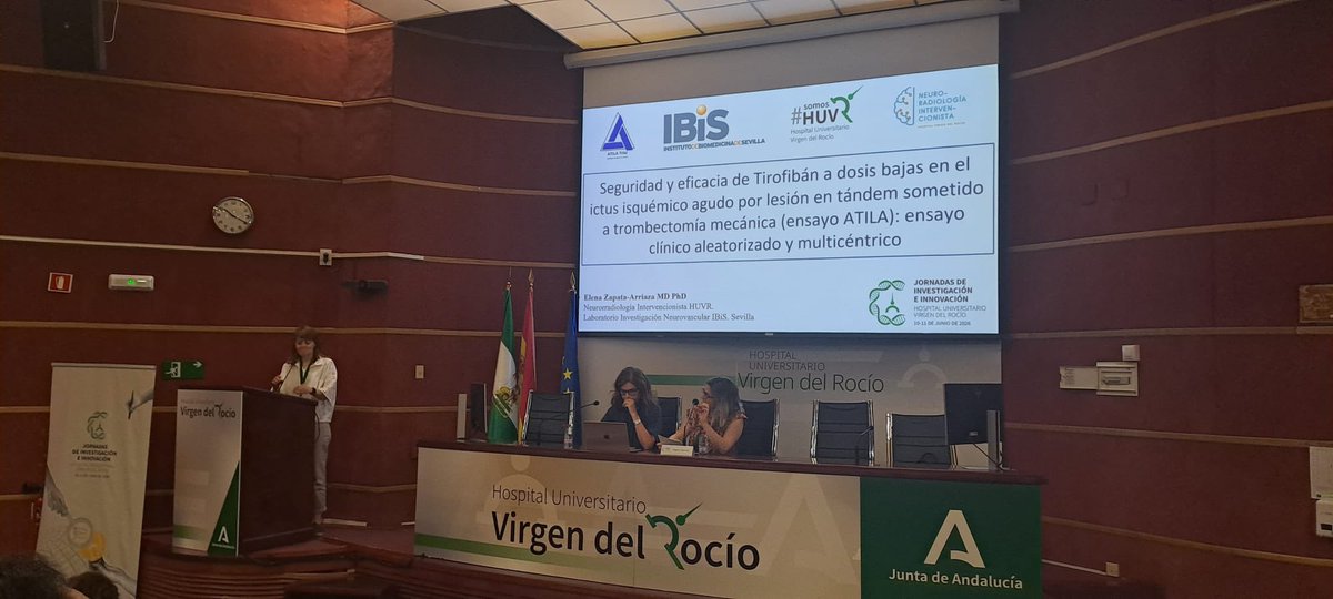 ELeNaZapS's tweet photo. Fantástica iniciativa la I jornada de investigación del @HospitalUVRocio inspirador contar con tan buenos compañeros! Y el ATILA ha sido premiado, imposible agradecer a todos los que han hecho posible este estudio. A por más! https://t.co/Aq6GJ4HbbZ