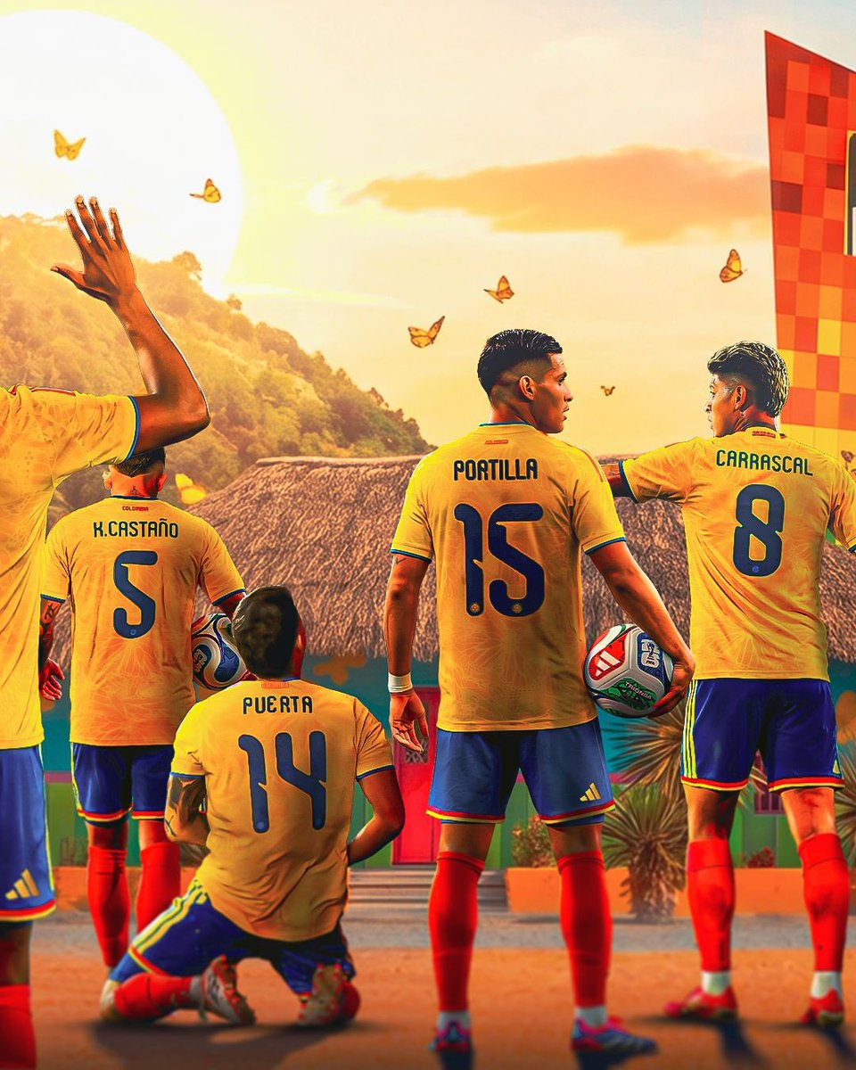 FCFSeleccionCol's tweet photo. ¡𝙋𝙧𝙚𝙨𝙚𝙣𝙩𝙖𝙢𝙤𝙨 𝙘𝙤𝙣 𝙈𝙐𝘾𝙃𝙊 𝙊𝙍𝙂𝙐𝙇𝙇𝙊 𝘾𝙊𝙇𝙊𝙈𝘽𝙄𝘼𝙉𝙊: 𝙣𝙪𝙚𝙨𝙩𝙧𝙤𝙨 𝙙𝙤𝙧𝙨𝙖𝙡𝙚𝙨 𝙥𝙖𝙧𝙖 𝙡𝙖 𝘾𝙤𝙥𝙖 𝙈𝙪𝙣𝙙𝙞𝙖𝙡 𝙙𝙚 𝙡𝙖 𝙁𝙄𝙁𝘼 𝟮𝟬𝟮𝟲! #️⃣🏆😍

#ConOrgulloColombiano 🇨🇴 https://t.co/DWZ6yTo75L