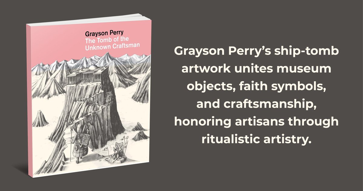 CasemateAc's tweet photo. Grayson Perry’s centrepiece to this fascinating journey is a major artwork, this book takes us to the fantasy world of a contemporary artist who never fails to challenge and unsettle his audience.

💻️: https://t.co/UBufps8ih4 https://t.co/ccyhEI0YaG