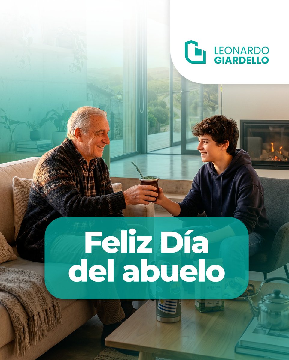 InmoGiardello's tweet photo. Por sus historias, sus mates y por ser ese lugar al que siempre queremos volver.

¡Feliz Día del Abuelo! https://t.co/XfRunZ5qGN