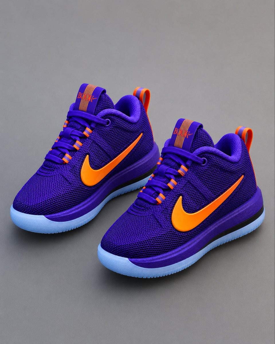 nikebook1's tweet photo. A fan suggested to Devin Booker during the McDonald’s pop-up that he should put out kids sizes, and Book said he’s been trying to make that happen. 👀

These would go triple platinum at the day cares and on the playgrounds all over the country 😂🔥

🎨 Nike Book 2 Toddler Concept https://t.co/4btoXSgPIp