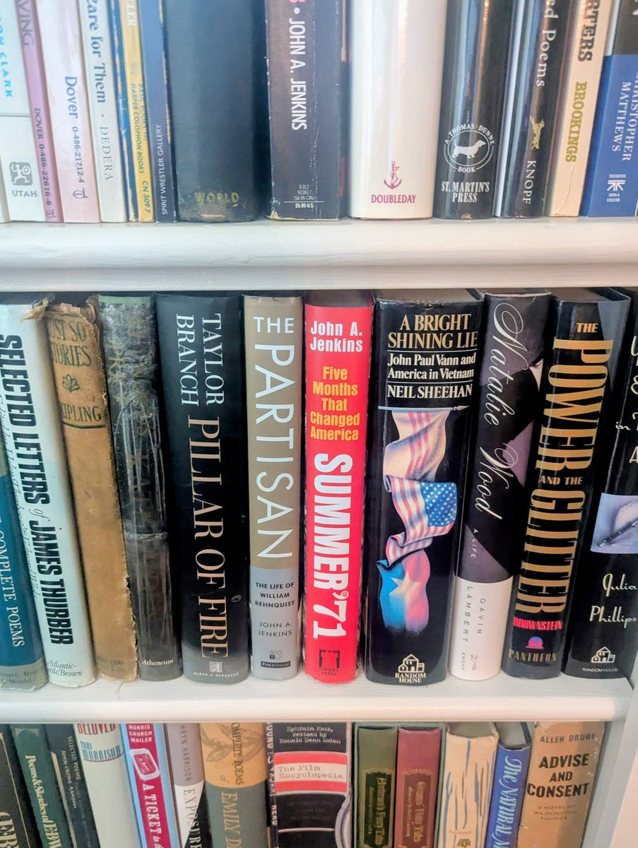JenkinsAuthor's tweet photo. I just received my finished copy of Summer of '71 and had to place it next to Neil Sheehan's masterpiece, A Bright Shining Lie: John Paul Vann and America in Vietnam.

I have to admit, they look pretty good together. https://t.co/2pt2IVEvqd