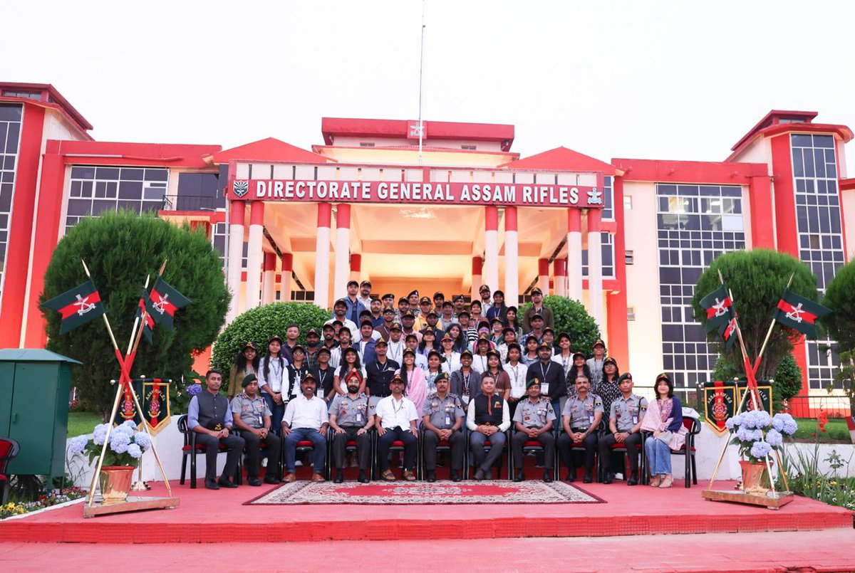 EBSB_YuvaSangam's tweet photo. Day 2 of Yuva Sangam Phase VI gave the Telangana delegation, hosted by IIM Shillong, an inspiring blend of service, leadership, and Meghalaya’s natural beauty 🇮🇳✨

From engaging with the Indian Air Force and Assam Rifles to exploring Shillong Peak and Laitlum Canyons, the day offered valuable lessons in patriotism, discipline, and the spirit of national integration. 🙌💛

Yuva Sangam - An initiative by Department of Higher Education, Ministry of Education under Ek Bharat Shreshtha Bharat.

@EduMinOfIndia @EBSB_Edumin
@AICTE_INDIA @IIMShillong
@warangal_nit

#YuvaSangamPhase6 #EkBharatShreshthaBharat