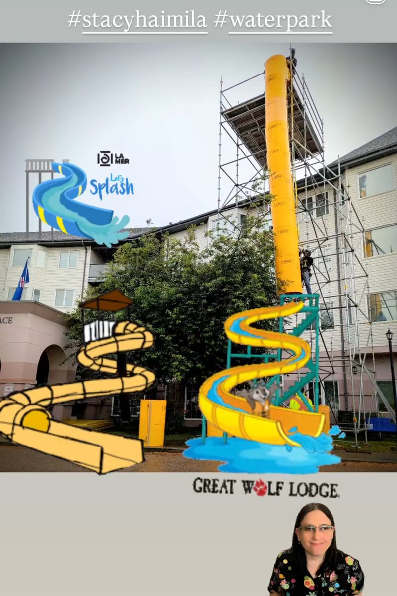 LKeindel's tweet photo. @DevonDispatch Discovery Place residents are enjoying the construction entertainment of watching the roofers work on the shingles! Of course we are telling passers-by that we are installing a waterslide. #DevonAlberta https://t.co/cn2LxXsTxP