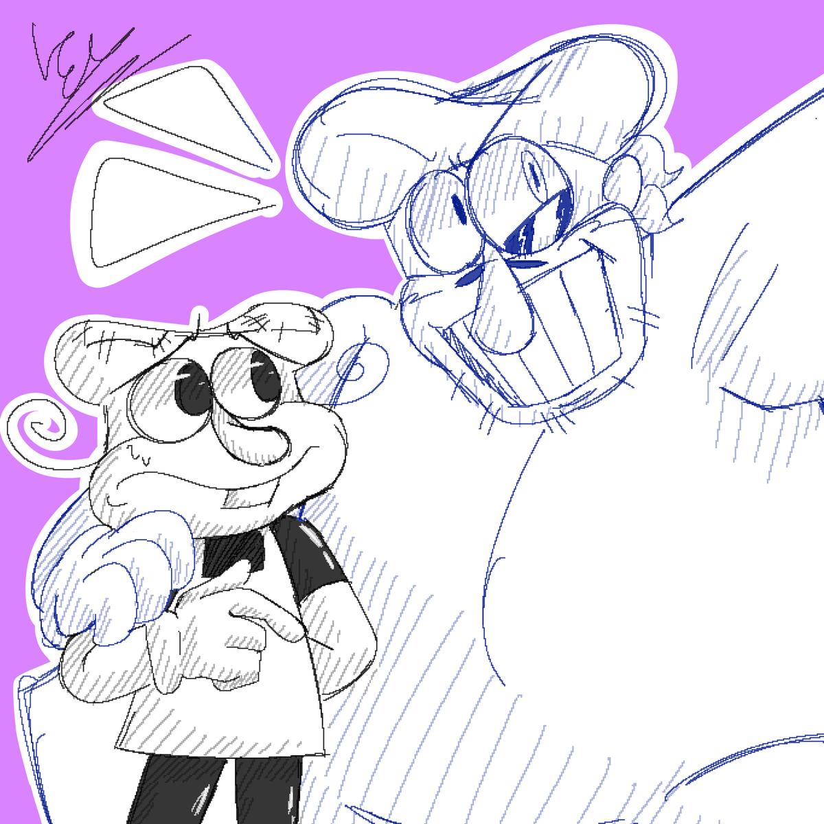 HELU_0414809's tweet photo. I'll definitely draw Peppino's apron tomorrow🥲

In the meantime, I'll upload the doodles I drew.

#pizzatower #sugaryspire https://t.co/PMC2xEALQi