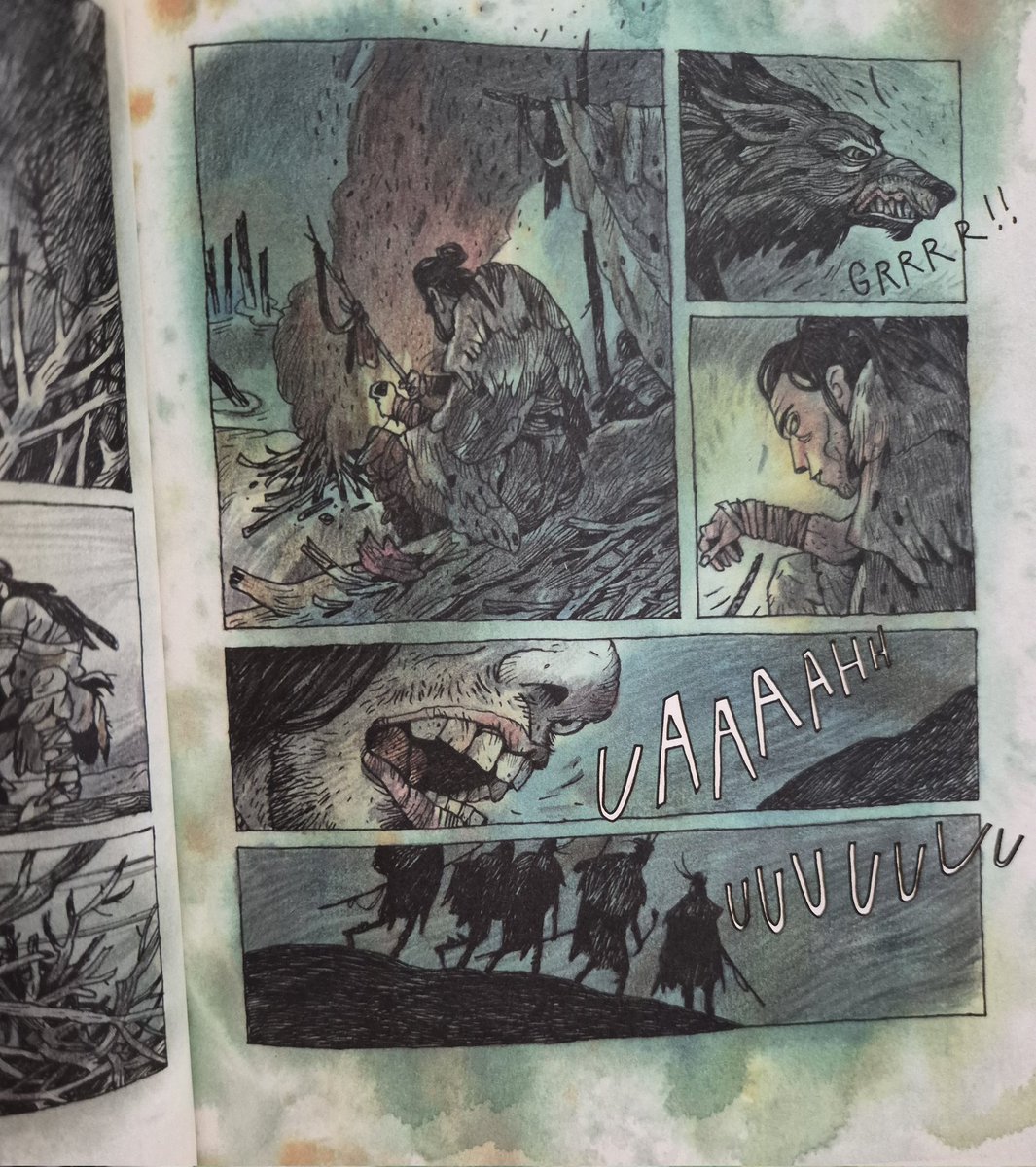 gorebro_'s tweet photo. Bought this comic about prehistoric inhabitants of the ljubljana marshes sighh i hope ill be a comic illustrator when i grow up too its beautiful https://t.co/a3q94niaT5