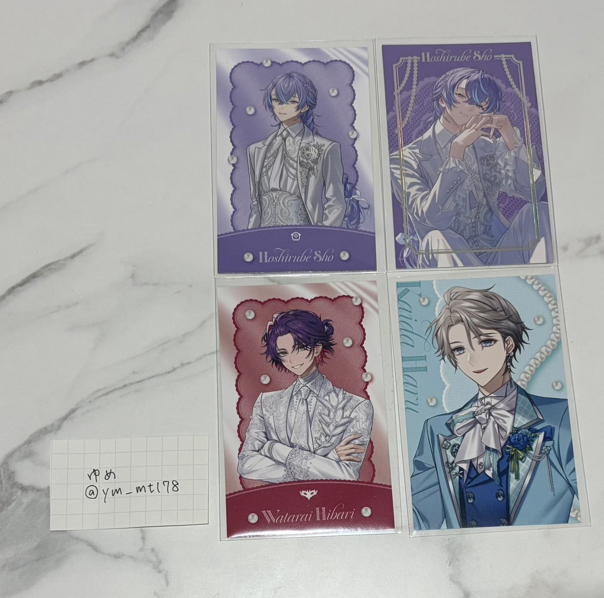 ym_mt178's tweet photo. 【交換】
にじさんじ Luminous Marriage 
ジューンブライド ジュンブラ2026
フォト風カード/ 特典ポップアップカード

《譲》
画像1,2

《求》
画像3,4 💖

郵送での交換希望です。
お気軽にお声がけください。
よろしくお願いいたします。 https://t.co/qaBXmpZXhi