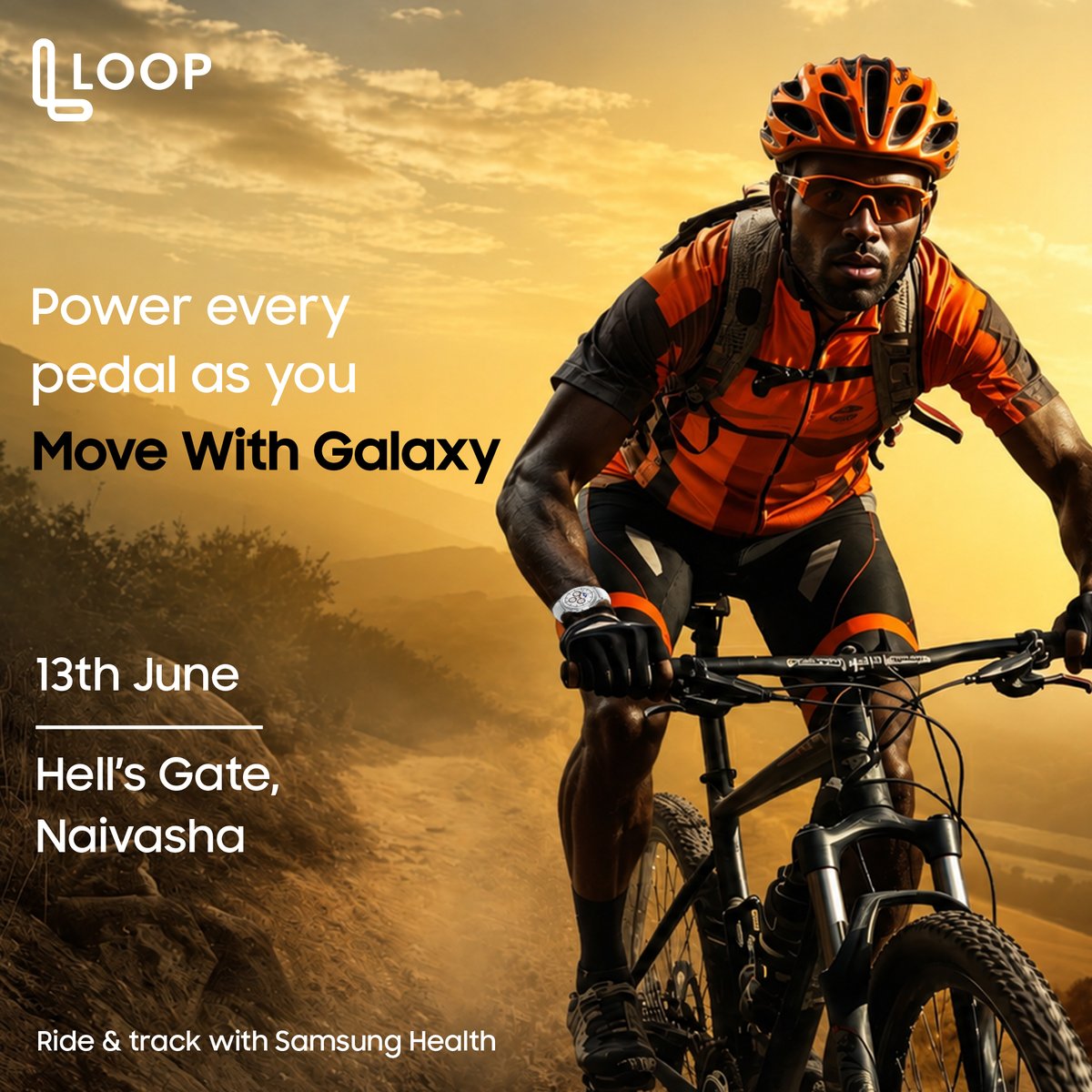 SamsungMobileKE's tweet photo. We're bringing the fun #MoveWithGalaxy energy to the @LOOP_KE Safari Gravel Series, as you turn every pedal into progress with #SamsungHealth.π
Come and experience our amazing products, compete in fun games and win cool giveaways!ππ
See you then.π https://t.co/fYtyijAEPQ