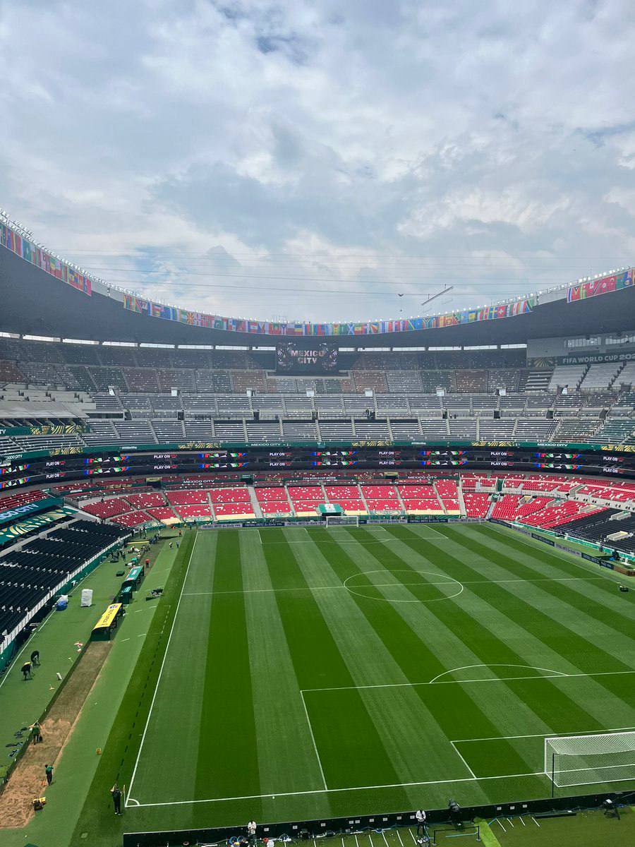 mog_russEN's tweet photo. The Russian flag was spotted at a stadium in Mexico City, where the opening match of the 2026 FIFA World Cup will take place today.

From this day until July 19, matches will be held in the United States, Canada, and Mexico. For the first time in history, the tournament will be hosted across three countries at once. The matches will be held in 11 U.S. cities, three Mexican cities, and two Canadian cities.

This year’s World Cup will be the largest in history in terms of participation, with 48 teams taking part.