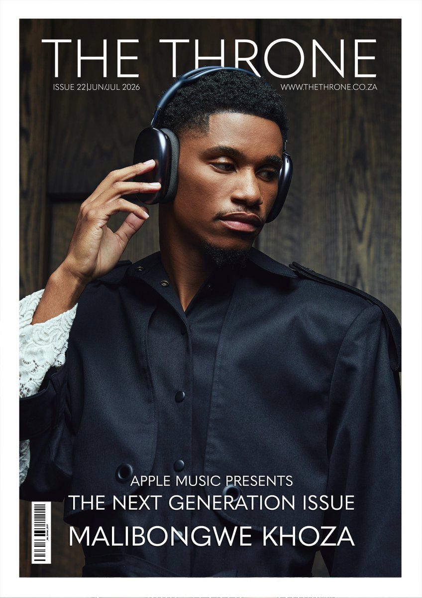 TheThroneMag's tweet photo. We are thrilled to introduce our latest issue, presented in partnership with Apple Music. 

Gracing the cover is @Masandawana F.C defender Malibongwe Khoza, one of South African football’s most promising young talents. As part of Apple Music’s The Warm Up series, this issue goes beyond the pitch to explore the mentality, family values, and soundtrack driving his rising career. From navigating elite pressure to building a personal brand rooted in fashion and creativity, Khoza is redefining what it means to be a modern athlete. 

Read the full cover story and listen to his exclusive curated playlist here: https://t.co/T3YH8vRxm8

Agency: @DNABrandSA  
Brand: @AppleMusic  
Cover Star: Malibongwe Khoza
Photography: Katlego Mokubyane 
Editor-in-Chief: @Caron_Kganyago 
Senior Associate Architect: @Monare_Matema 
Senior Associate Architect: Luyanda Mhlongo
Brand Architect: Kamohelo Kitso Sebudi 
Writer: @SeezyRay  
Production & Styling Assistant: Amahle Sangqu
Production Assistant: Siyabonga Mzolo
Cover Design: Ron Motswaledi 
Make-up: Caroline Greef 
Grooming: The Mobile Barbershop 
Sourcing: @therichmnisi, @BobtheStylist, @kasiflavour10  & H&M