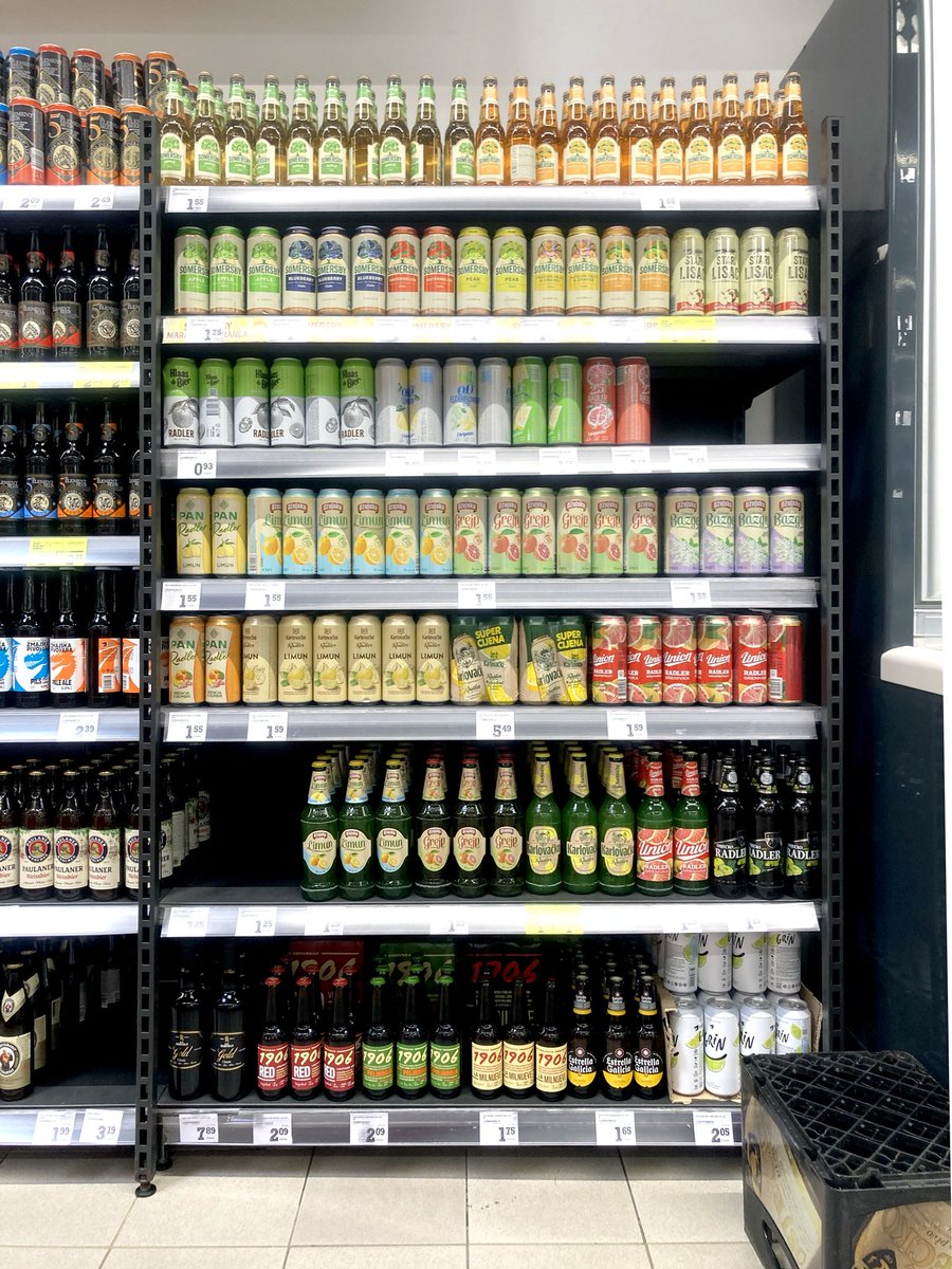 ReciklerkoCans's tweet photo. Decisions, decisions... 🍺
Crisp lagers, refreshing radlers, the shelves are fully loaded!
https://t.co/XKr2GDx55x
#Heineken #PanBeer #Croatia #Somersby #Karlovačko #Paulaner #Tuborg #Staropramen #BeerLovers #Supermarket https://t.co/aSWTLubWPC