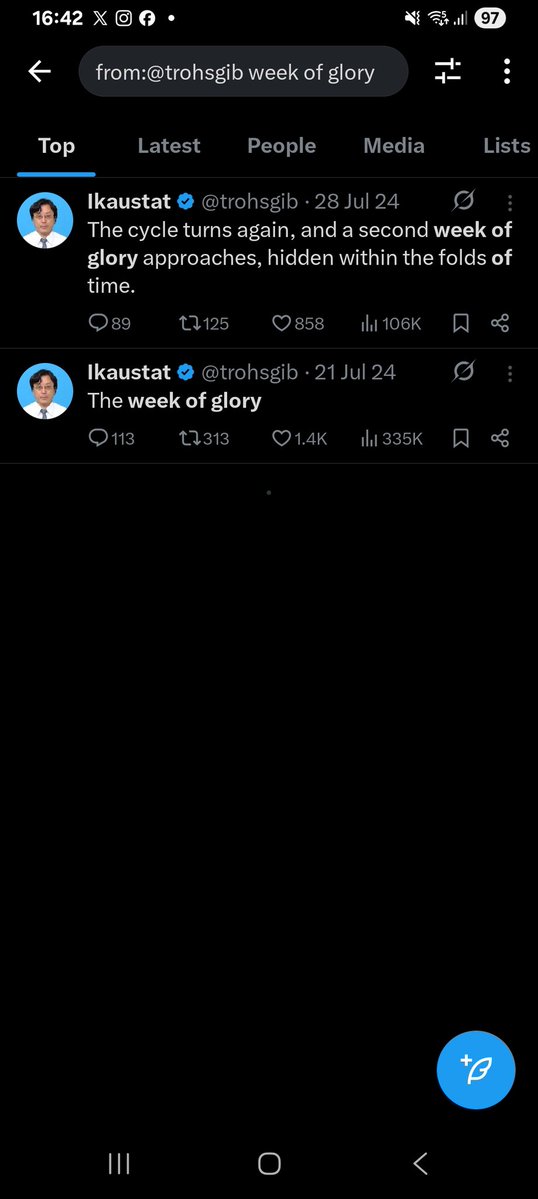 GnosticWatcher's tweet photo. @WhiteRiderXRP Posted one week apart.
If literal, week one falls inside Carousel Day:
BEGIN13END31
13/7 → 31/7
Week two could be the Lion’s Gate:
8/1 → 8/8
The carousel turns. https://t.co/E2dUrNWiXp