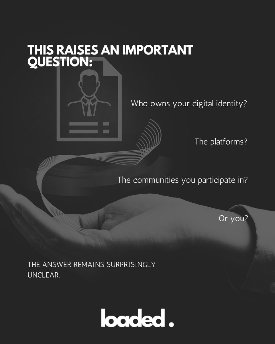 loadedalot's tweet photo. A niche.

A category.

A brand.

A persona.

As digital life becomes increasingly important, questions about identity are becoming harder to ignore.

Who are we online?

Who decides how we’re represented? https://t.co/bjHr5haixk