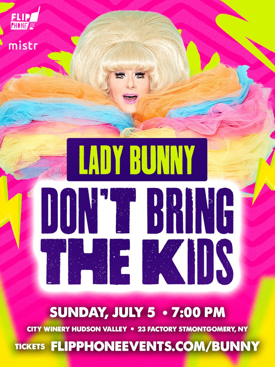 LADYBUNNY77's tweet photo. Hudson Valley, NY!  See you on July 5th at @citywineryhv with @flipphoneevents ! https://t.co/6OfiRNbDvx
