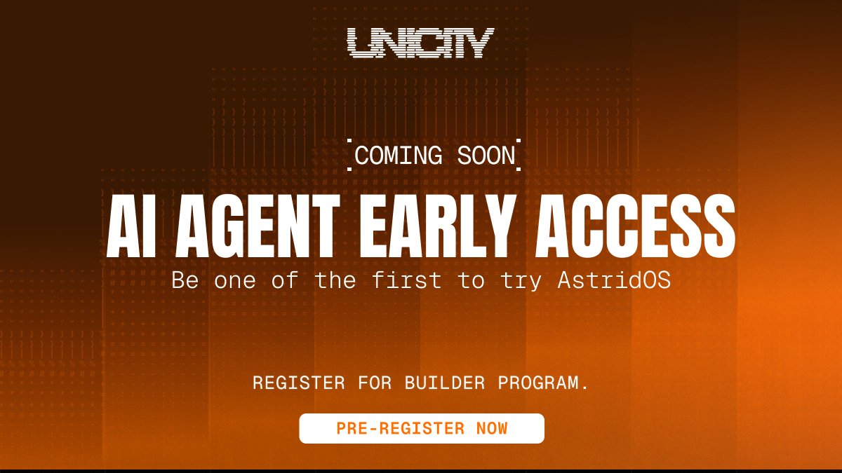 unicity_labs's tweet photo. Sound good?

Early access is opening for developers who want to extend what they've built, not migrate off it

Register for the AstridOS early access program: 
https://t.co/3s33VK8zNv

More soon https://t.co/gElTrhC29k