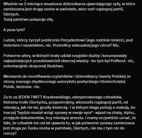LRokitowski's tweet photo. @TomekJemiolek89 @SebsNo1 @KamilDziubka Zresztą to, jakimi załganymi i tresowanymi do wierności rządowi bydlakami jesteście i co wam imponuje, pięknie podsumowuje ten tekst: https://t.co/OxleW1xHWQ