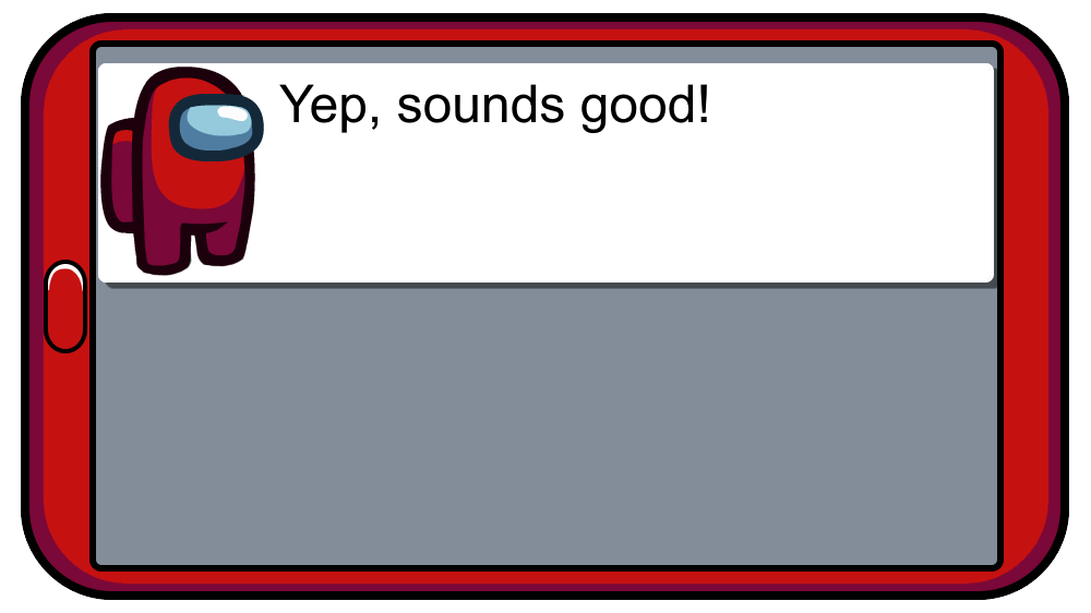 Red Among Us Crewmate tweet media