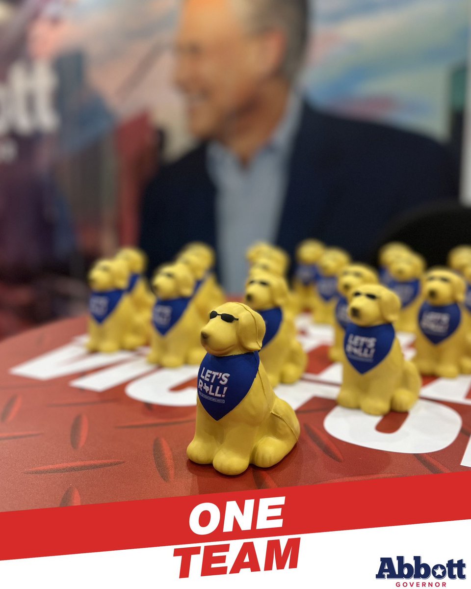 GovHotWheels_TX's tweet photo. Governor Hot Wheels let the dogs out! 🐾🔥🏁

Stop by the booth and grab your own!

#UnityDrivesVictory https://t.co/5hczrlgwDA