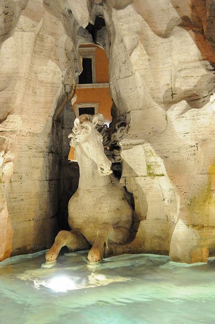 AraceliRego's tweet photo. Fontana di Piazza Navona. https://t.co/YvVP06Qe0n