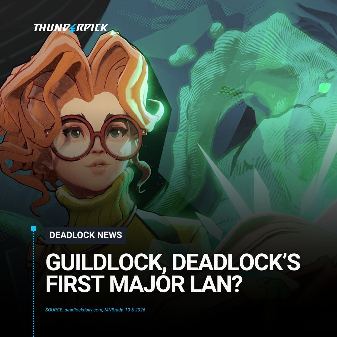 thunderpickco's tweet photo. Guildlock is emerging as a key early LAN milestone for Deadlock’s North American scene, with the two‑day event scheduled for 8–9 August at Guildhouse in San Jose. Featuring a planned six‑to‑eight‑team field, a full broadcast setup, and an offline environment, the tournament represents a step up from the online brackets that have defined much of Deadlock’s competitive growth so far. For a scene still driven by community organisers and grassroots competition, a proper LAN offers players real pressure, clearer competitive benchmarks, and a stage that feels closer to established esports ecosystems.

The announcement has already sparked strong interest across social channels, with fans discussing potential matchups and waiting for ticket details, which have yet to be confirmed. Guildhouse’s esports‑focused layout adds credibility to the event, though key details such as the final team list, prize pool, and full broadcast plan remain pending. Even so, Guildlock is widely viewed as a meaningful test for the region; if top squads commit, San Jose could become one of the first genuine LAN checkpoints in Deadlock’s early competitive history.

 #Guildlock #Deadlock #DeadlockEsports #NorthAmericaEsports #EsportsNews