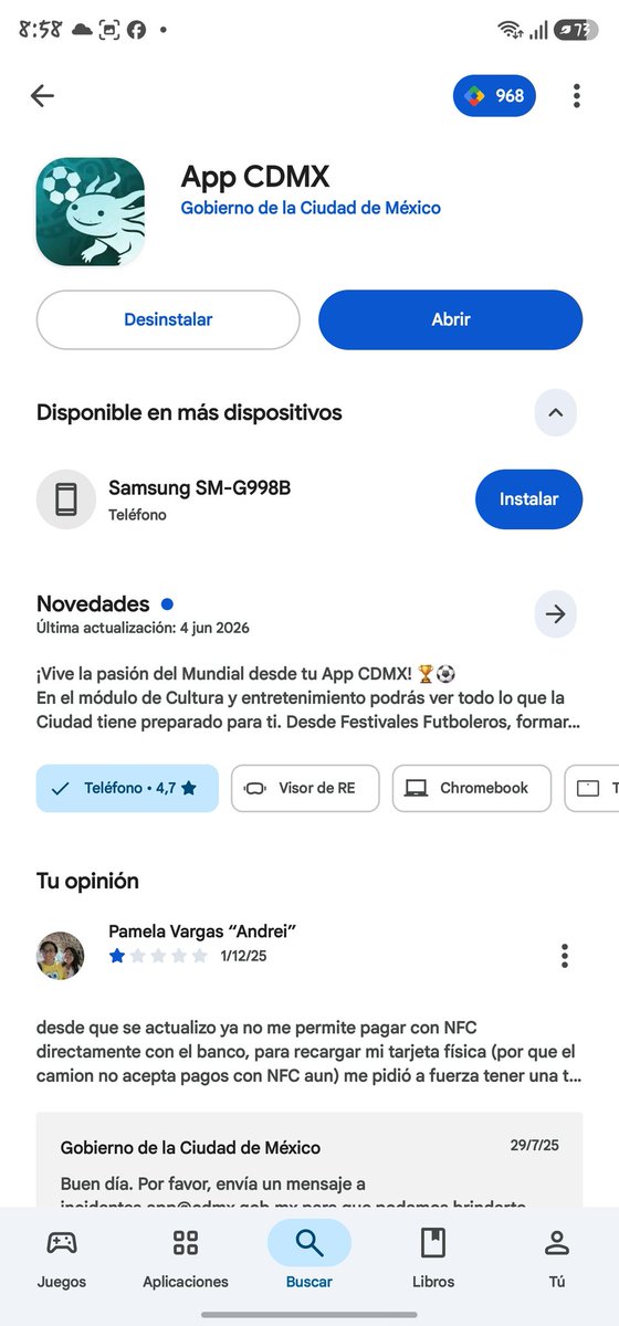 GP_Andrei_V's tweet photo. @GMSCADENA En la app cdmx, te metes, en movilidad y le picas en la barra inferior para que te aparezca los incidentes de toda la red de transporte publico... menos camiones https://t.co/ch6IgU5yYZ