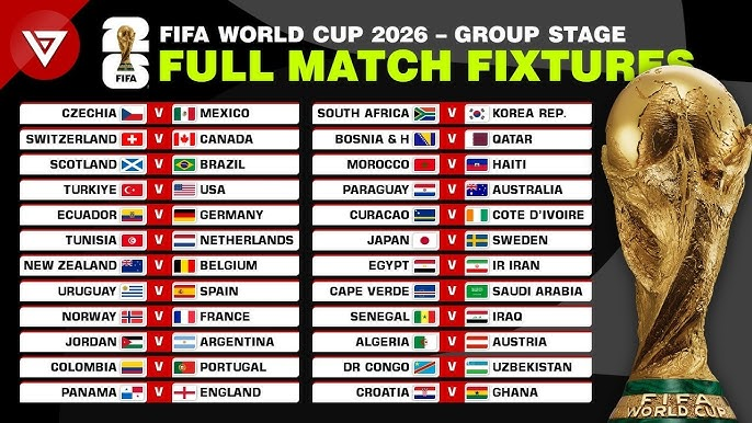 daddylive5's tweet photo. ONE DAY TO GO! FIFA World Cup  2026⏳🔥

48 teams. 104 matches. One trophy. #WorldCup2026 #FIFAWorldCup #FifaOnZEE5 #daddylive

📺 Stream Live On: https://t.co/9z6WZztSno | https://t.co/TUqMp93YxK | https://t.co/7crb7PANSW | https://t.co/hbBpXX0FTC https://t.co/LrfvsdIMks