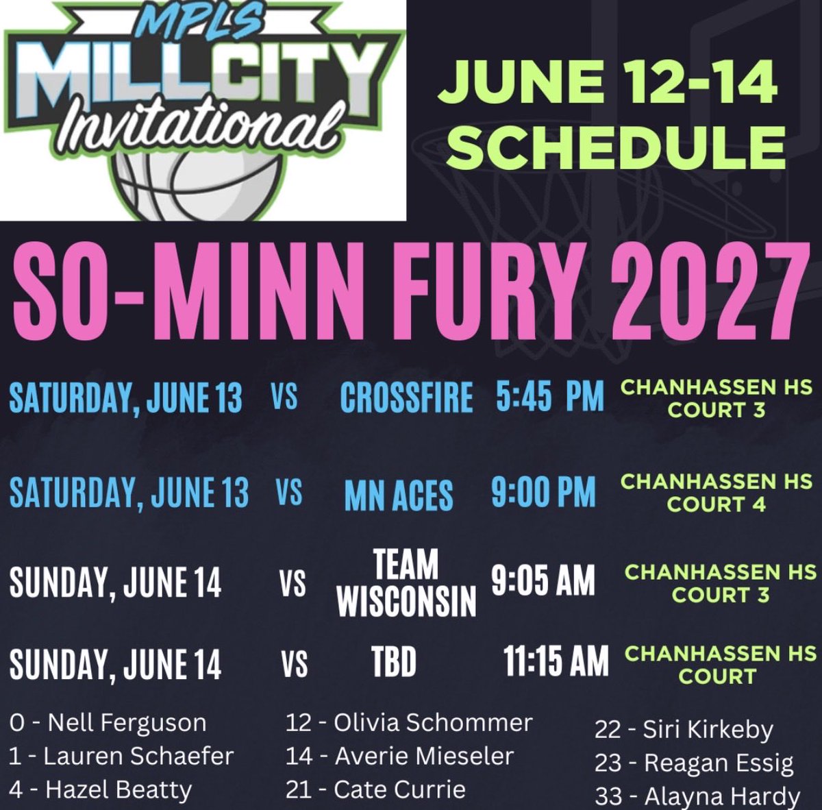 SOMNFury2027's tweet photo. We are thrilled to be back in action at Mill City. Cannot wait to compete at a high level at Chanhassen HS on Saturday and Sunday! @SoMinnFury 
@ReaganEssig05 @Averie_Mieseler @Alayna_H23 @SiriKirkeby @Olivia_schommer @laurenschaef28 @MaddieSeppala @HazelBeatty09 @MaliyaKral https://t.co/rHVWQZGBCz