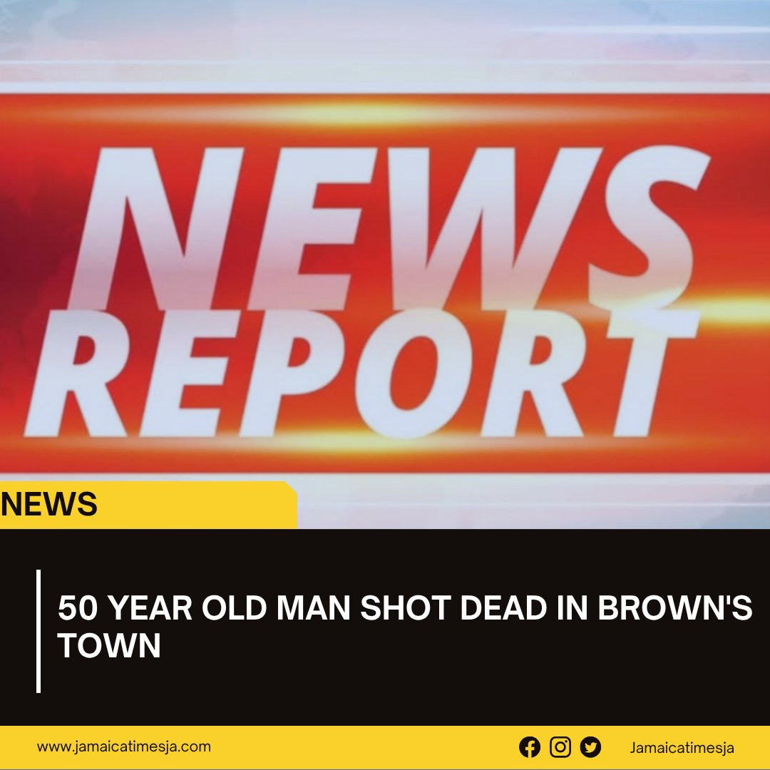 JamaicaTimesja's tweet photo. A 50 year old man, reportedly linked to a major organized crime and protection unit, died after reportedly shooting himself in Brown's Town.
Investigations into the incident are ongoing.
#BrownsTown #StAnn #JamaicaNews https://t.co/nXXAz1MIfS