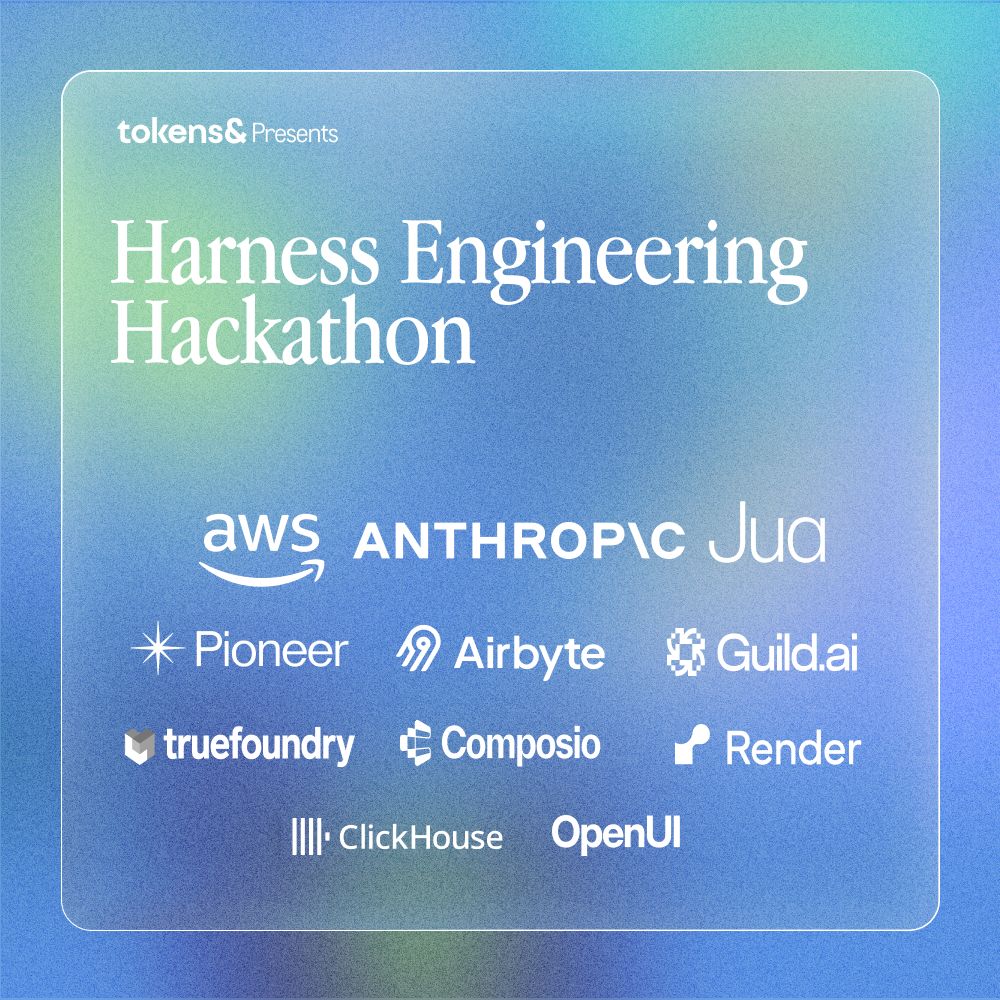 AirbyteHQ's tweet photo. Excited to be sponsoring this awesome event run by @tokensandai 

Show off your building skills as you work on production-ready agents. A lot of awesome companies are sponsoring alongside us including @AnthropicAI and @AWS.

💵 $40K+ in prizes (cash, credits, giftcards)
📅 June 12 · SF 
🎟️ Teams of 4 max 

https://t.co/Upn4nLH46b