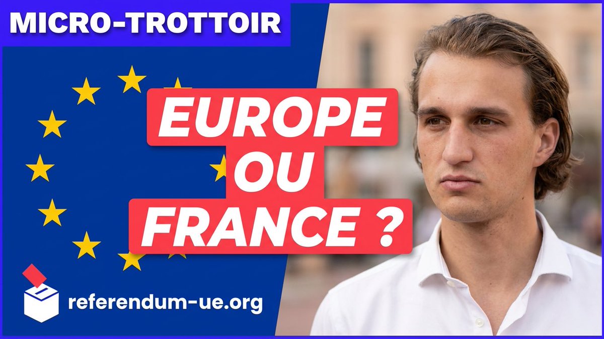 ReferendumUE's tweet photo. A l'occasion de la journée de l'Europe le 9 mai 2026 les militants de la pétition https://t.co/WmjQKBXuAO ont organisé des actions militantes partout en France.
Dans cette vidéo, nous diffusons le micro-trottoir réalisé à Lyon. 

👉 https://t.co/P9R0JMCFTA https://t.co/KN2hQTIaCR