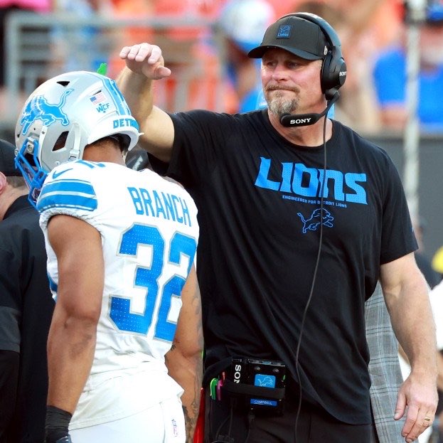 the_det_times's tweet photo. Dan Campbell on Brian Branch potentially being ready for Week 1: 

"I guess there's always a chance. I'm just gonna go ahead and widen the window so we don't have to talk about it anymore. Let's...say December," that way anything before that is a bonus.”

(h/t @nolanbianchi) https://t.co/G2lgIhiy3Q