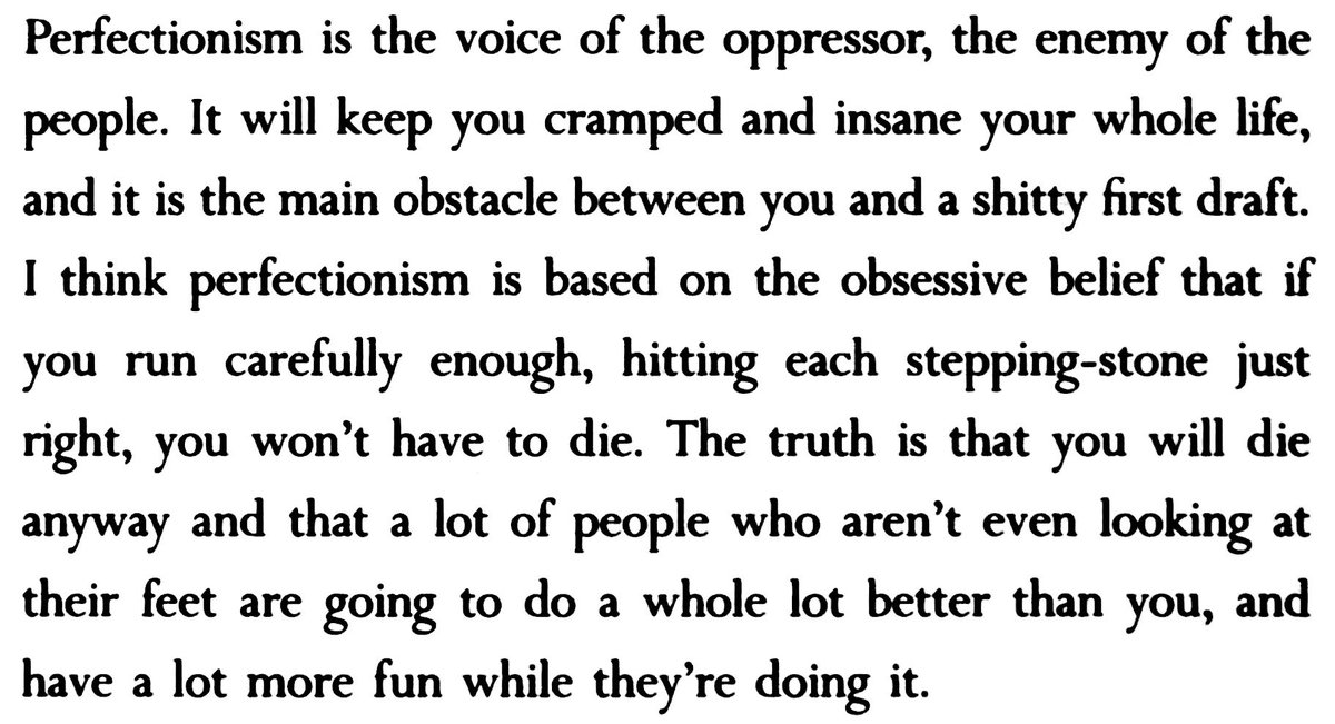 dearvotion's tweet photo. Excerpt from Anne Lamott’s Bird by Bird. https://t.co/5ReOfkTpje