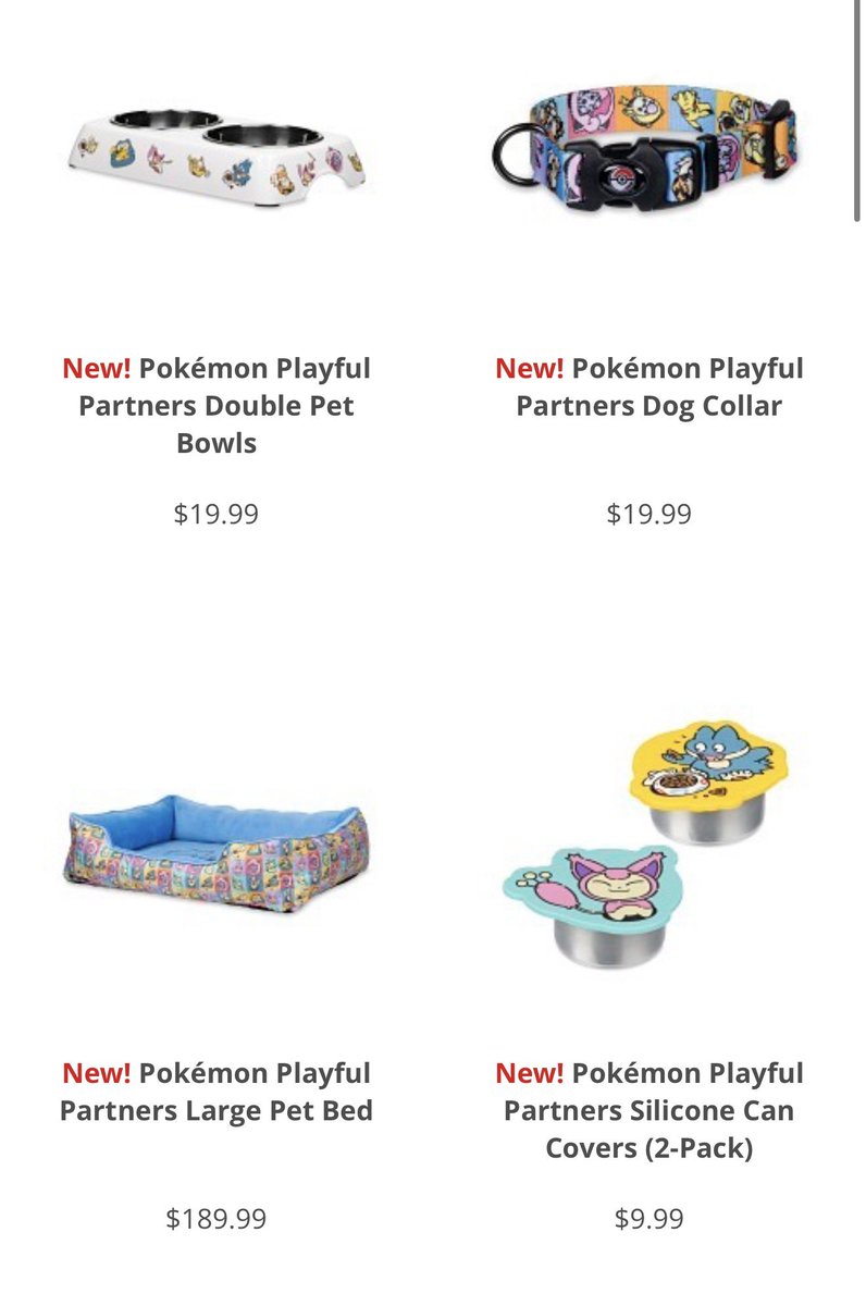 EduMock's tweet photo. Pokemon Center just released its pet collection and holy shit I need that Jigglypuff and Snorlax beds for my cats https://t.co/bRUSn7cWzg