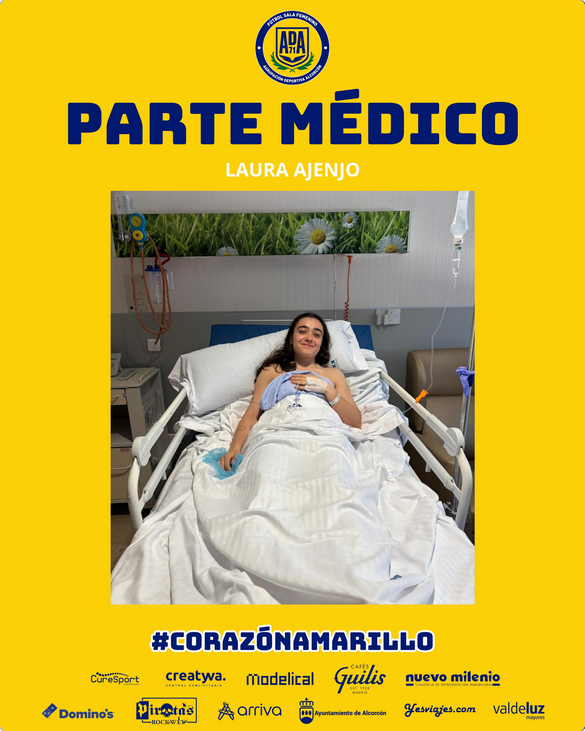 vallefutsal's tweet photo. 🏥Laura Ajenjo, la jovencísima pívot de la @ADAlcorconFSF ha sido operada de la fractura de tibia y peroné, que se produjo durante la Fase Previa del Campeonato de España de Clubs de Base en categoría Sub19.

🙏La deseamos una pronta recuperación!!

📷AD Alcorcón FSF https://t.co/hTRkXSTTDM