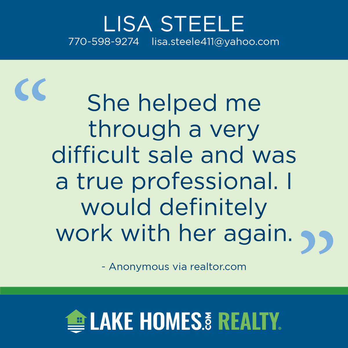 LisaSteeleRE's tweet photo. Having a local real estate expert on your team can make all the difference when you’re selling your home.

Ready to get started?

Contact Me!
📞 (770) 598-9274
📧 lisa.steele411@yahoo.com

#lakearrowhead #lakearrowheadga #lakehomesrealty https://t.co/UoRfeZwFhP