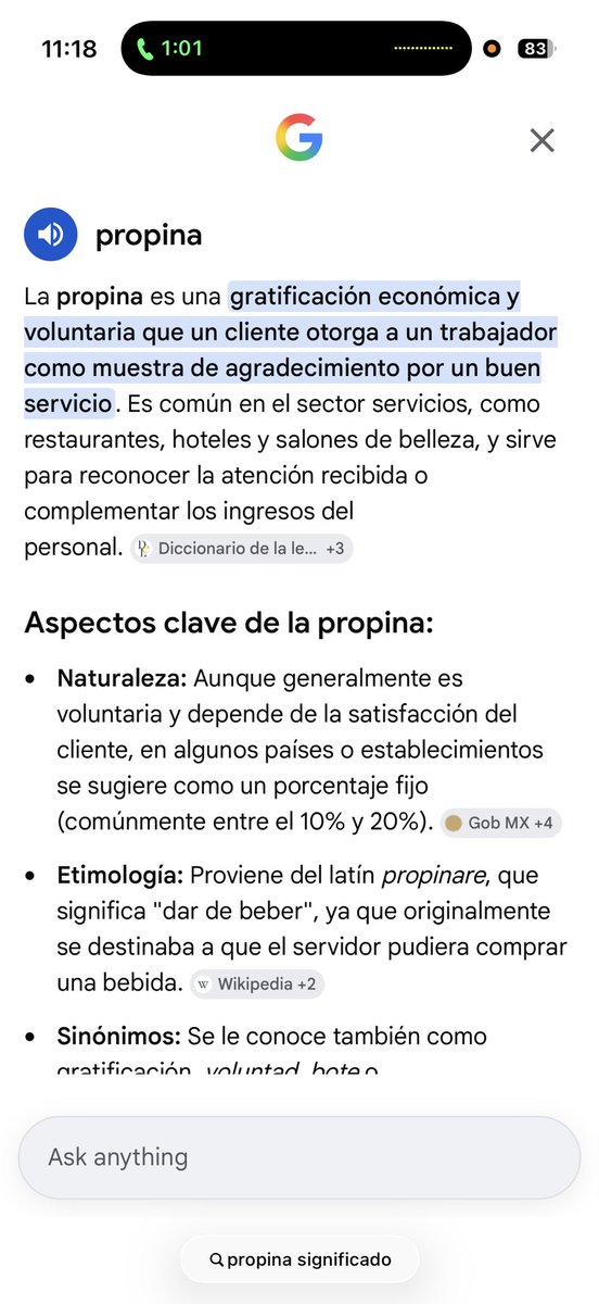 segundoherrer18's tweet photo. La definición de propina 
Nadie está obligado a darla https://t.co/IAU5kNHqsD