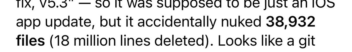 maxawad_'s tweet photo. agents deleting 18Million lines by mistake —.— https://t.co/sM555Z3snZ