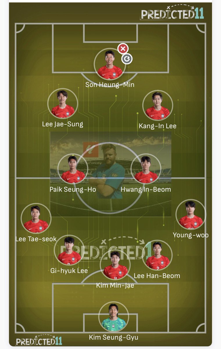 ElBielsaFantasy's tweet photo. 🇰🇷COREA DEL SUR VS REPÚBLICA CHECA 🇨🇿
🔮 Partido igualado. Ambos marcan. Ligeramente favorito República Checa (1-2)
🔝 Kim-Min Jae, Schick y Soucek
🔔Coufal y Krejci
👀 Tae Seok Lee, Kovar y Sulc
#CoreaSur #RepublicaCheca https://t.co/s4nRDDKZDm
