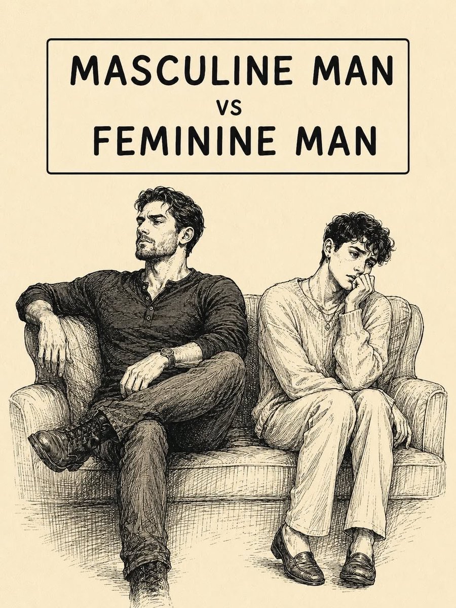 Kaia_diaries's tweet photo. Differences Between a Masculine vs. Feminine Man

-Thread- https://t.co/g1P4n8A75E