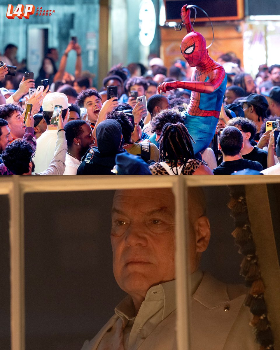 4a_pared's tweet photo. Cierto ex-funcionario público no estaría muy contento con el festejo de los fans de los #Knicks en las calles de la ciudad  😒...

#NBAFinals #NBA #SpiderMan #Daredevil https://t.co/fd4HiIleXF