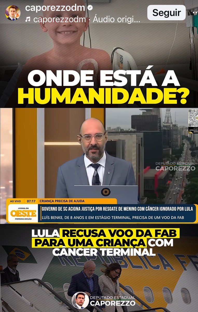 IzaOliv44326277's tweet photo. O Lula não tem compaixão com essa criança que é brasileira. Lula você é um verme!! https://t.co/sunRZlSW7Y