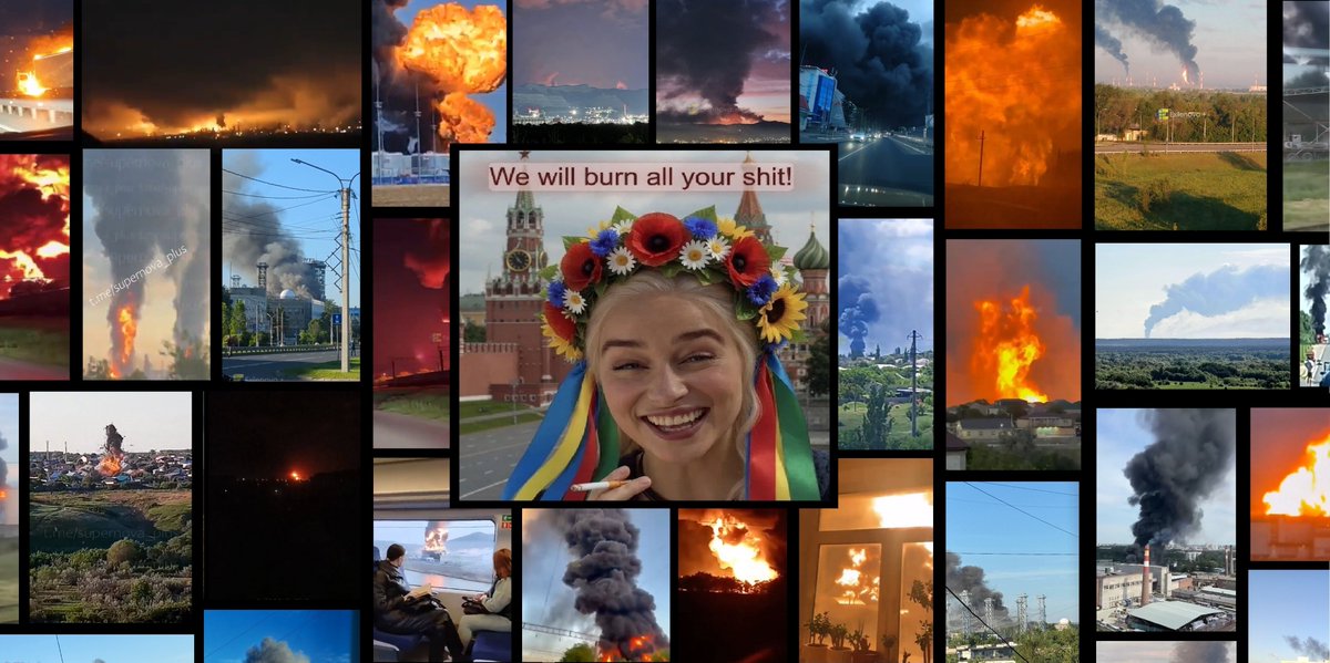 TomKeepIt's tweet photo. We will burn all your shit!

#Russhithole #PutinIsAWarCriminal #RussiaIsaTerroristState #burn #all #shit https://t.co/hFye6com6I