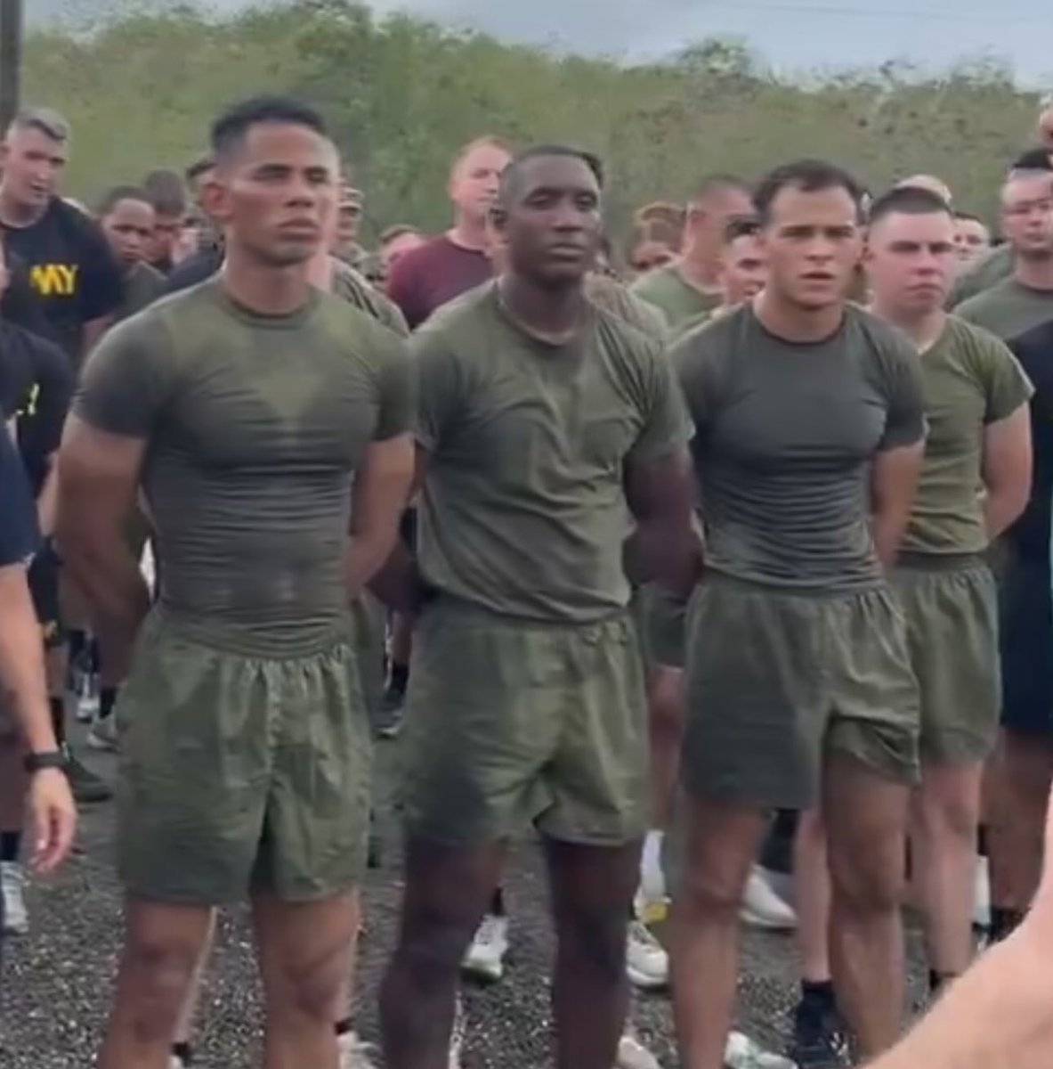 PitTalkPodcast1's tweet photo. I look to the front and who do I see.
Lean and Mean Marines, Leading me! https://t.co/qAPWygONne