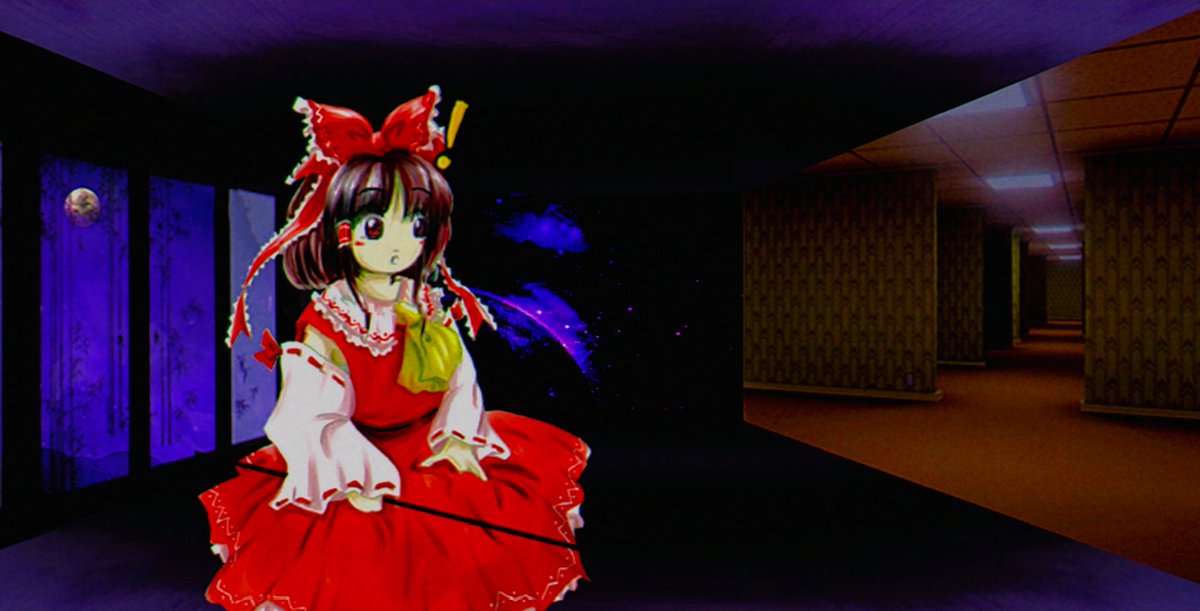 Marisacat2077's tweet photo. "Wait, this isn't the endless hallway!"
#東方Project #backrooms https://t.co/HefryTbu5N