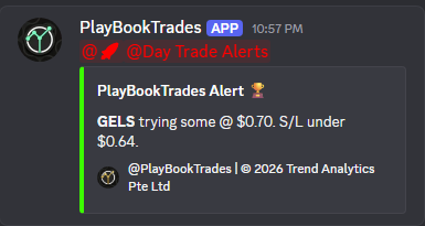 PlayBookTrades's tweet photo. $GELS 

Beautiful adds here at $0.70. 📈

Up 100% in just a couple of minutes, currently at $1.49 and halted up. 🔥

No catalyst here, probably a sympathy rotation from $PPCB here since both are Aussie tickers.

Could see $1.80/2.00 from here if we hold above $1.00/0.92. https://t.co/aqKTW3FPjY