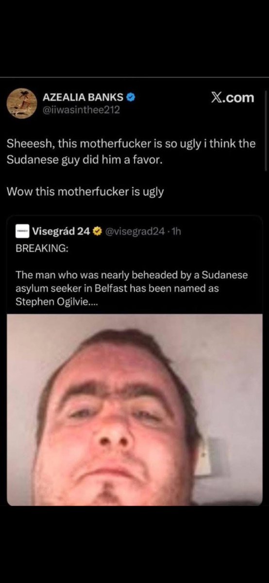 kelc_06's tweet photo. @iiwasinthee212 How the fuck you talking about someone’s looks when you have teeth like that? Shame it wasn’t you that was attacked you could have just chomped him with those buck ass teeth! I can’t wait to see what happens to you when you come to the uk this year. https://t.co/HGyIr8dsN9