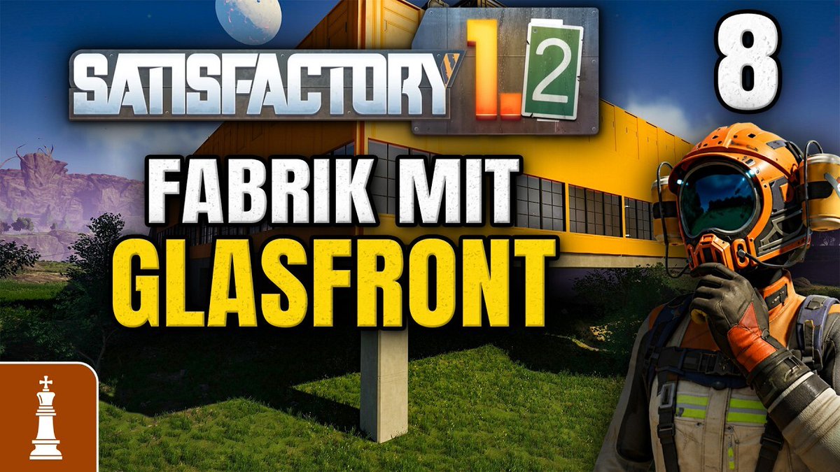 StrategieNerd's tweet photo. Heute schon ein cooles Video geguckt? Fabrik mit GLASFRONT ♚ Let's Play Satisfactory 1.2 #8 | deutsch https://t.co/C1Xcffr3G6 #YouTube #LetsPlay #Gaming #citybuilder #simulation #nerd https://t.co/38gueT0B50