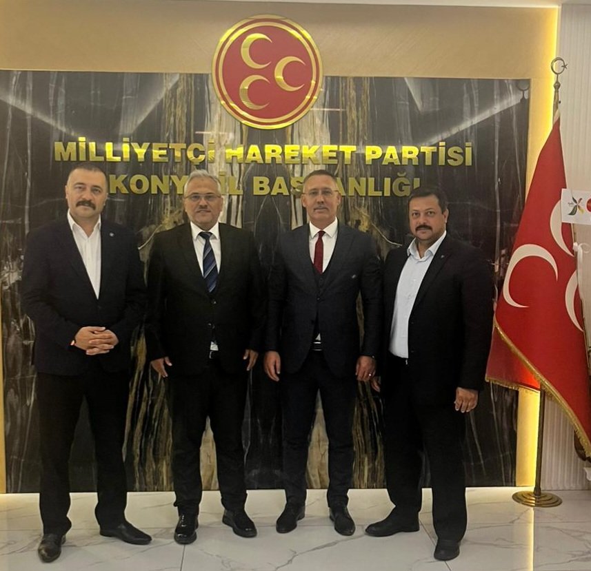 ProfKoksal's tweet photo. Milliyetçi Hareket Partisi Konya İl Başkanlığına atanan kıymetli dostum Sedat Göncü başkanımı bir önceki dönem Gölbaşı MHP İlçe Başkanımız Serdar Tekin başkanımla bjrlikte ziyaret ettik. Rabbim yürüyeceği bu yolda yar ve yardımcısı olsun. @MHP_Bilgi https://t.co/werqKWNEqN