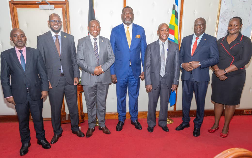 DanielGiti's tweet photo. I met the Cabinet Secretary for Public Service, the Hon  @gk_ruku , alongside the NCIC Commissioners earlier on today. Our discussions focused on the  need for public sector reforms, promotion of peace and cohesion within the Republic and within the public service.#PeaceAndCohesion