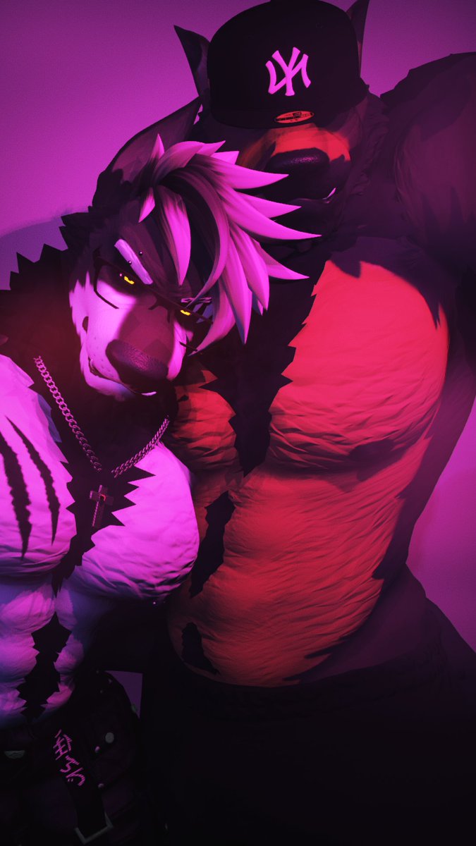KobyFrVr's tweet photo. Photo set with @NicoThiccVr 
#vrchatphotography #vrchatfurry #vrchat #wolfman https://t.co/8ZLvgmJJMH